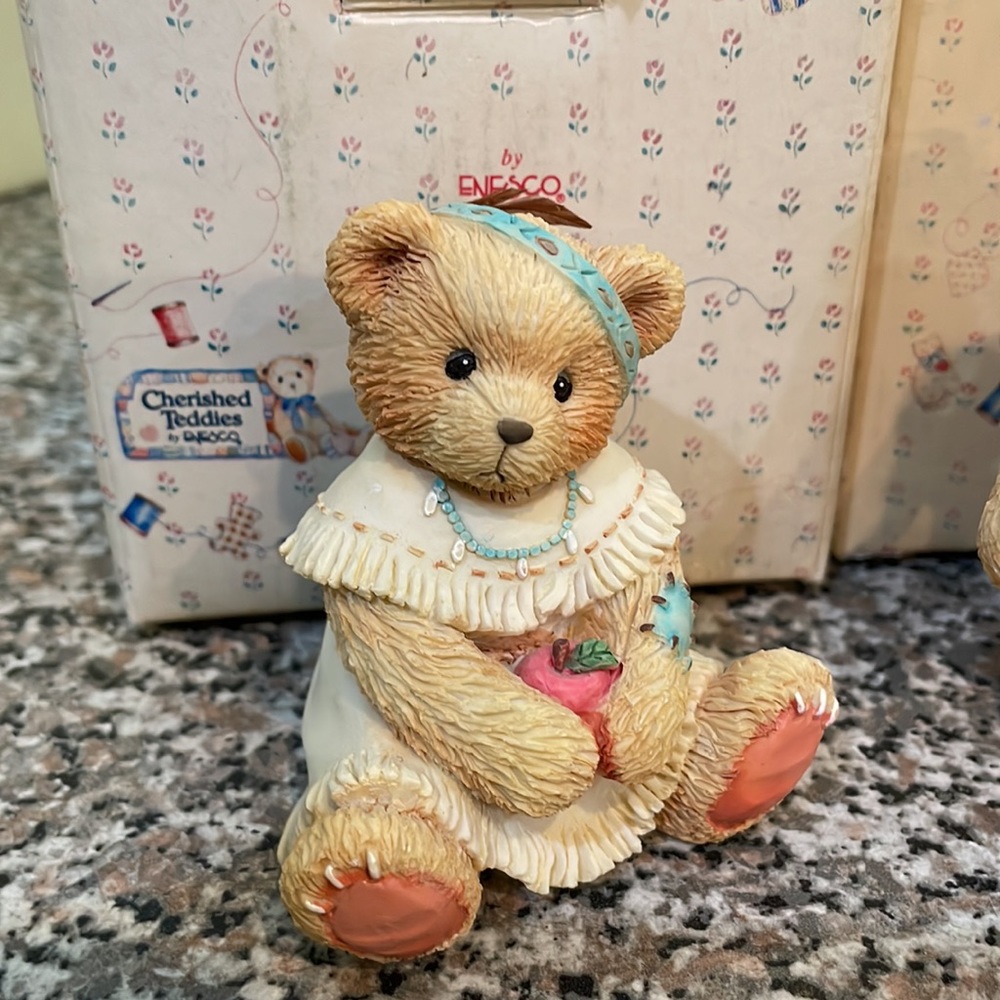 Cherished Teddies- Indians - set of six - Picture 3 of 7